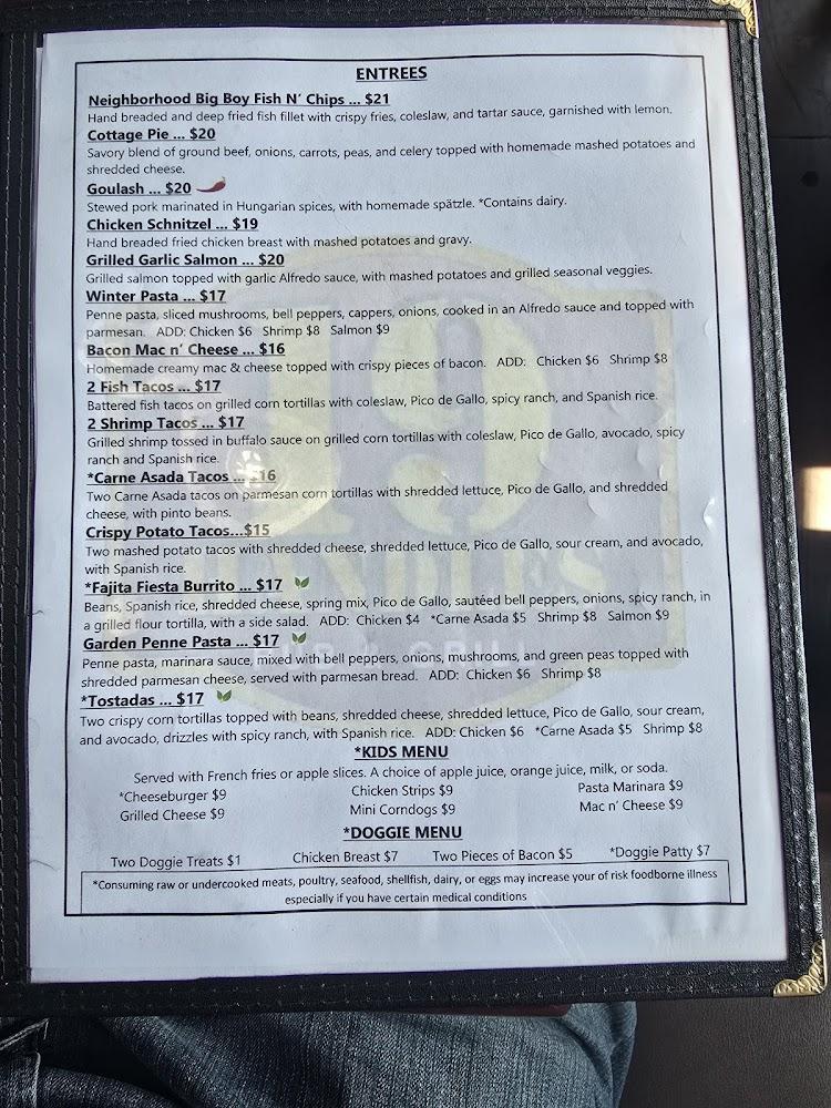 19 Handles Pub & Grill Menu image 4